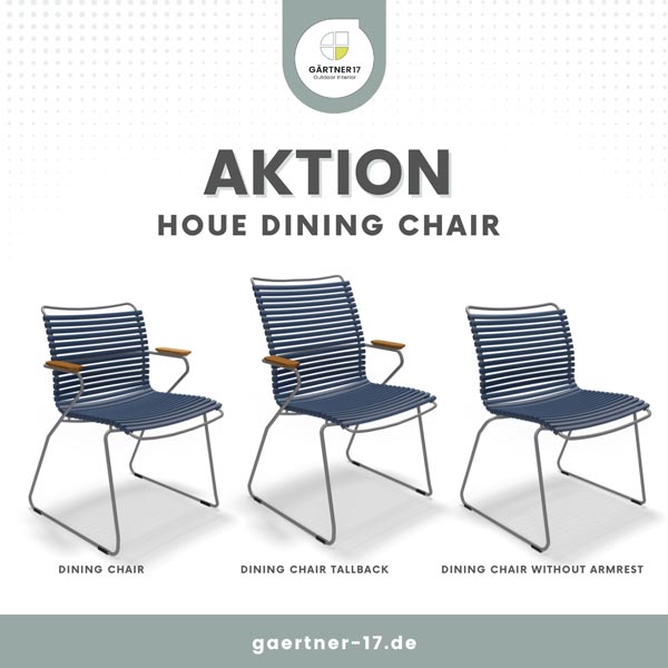 Verschiedene Modelle des HOUE Click Dining Chair