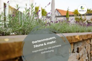 Gartenmauern, Sichtschutz und Einfriedungen