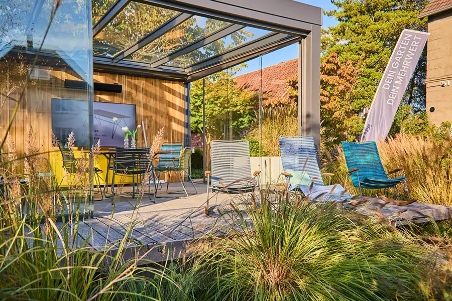 GOS Gaertner Osnabrueck – Sichtschutz aus Cortenstahl.