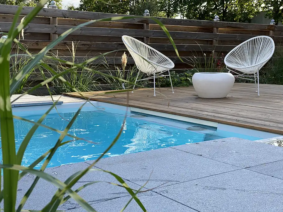 Glaselemente für den Garten